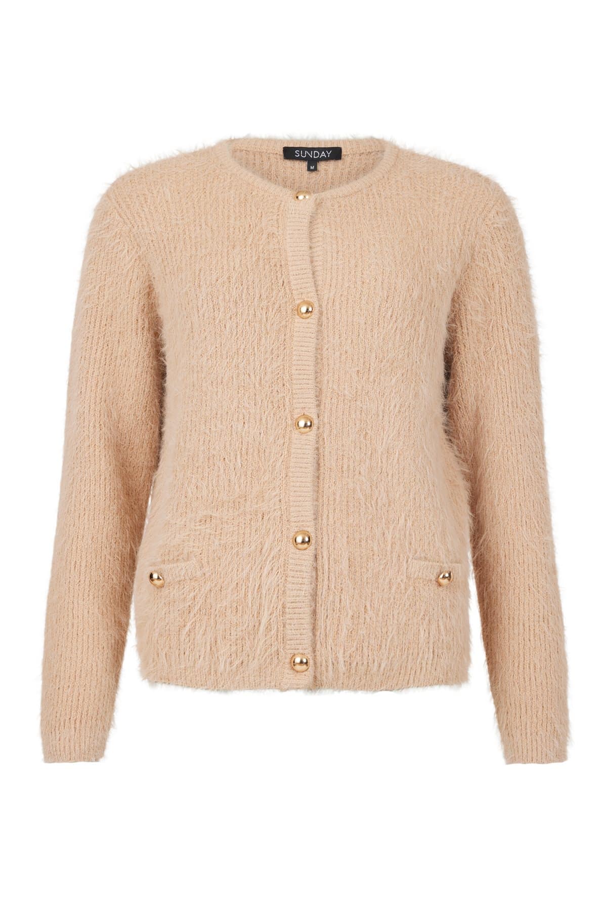 Vest Harig Sunday + knopen