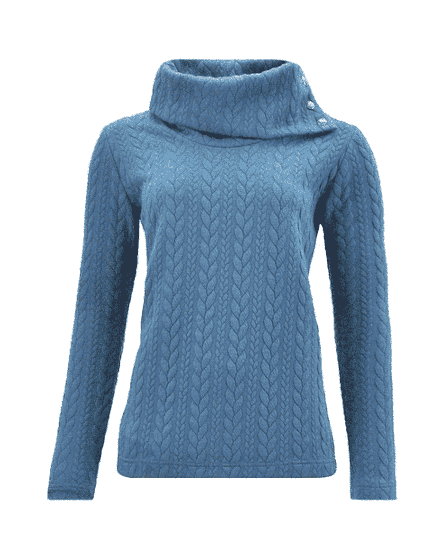 Shirt Kelsy cyaan sensia