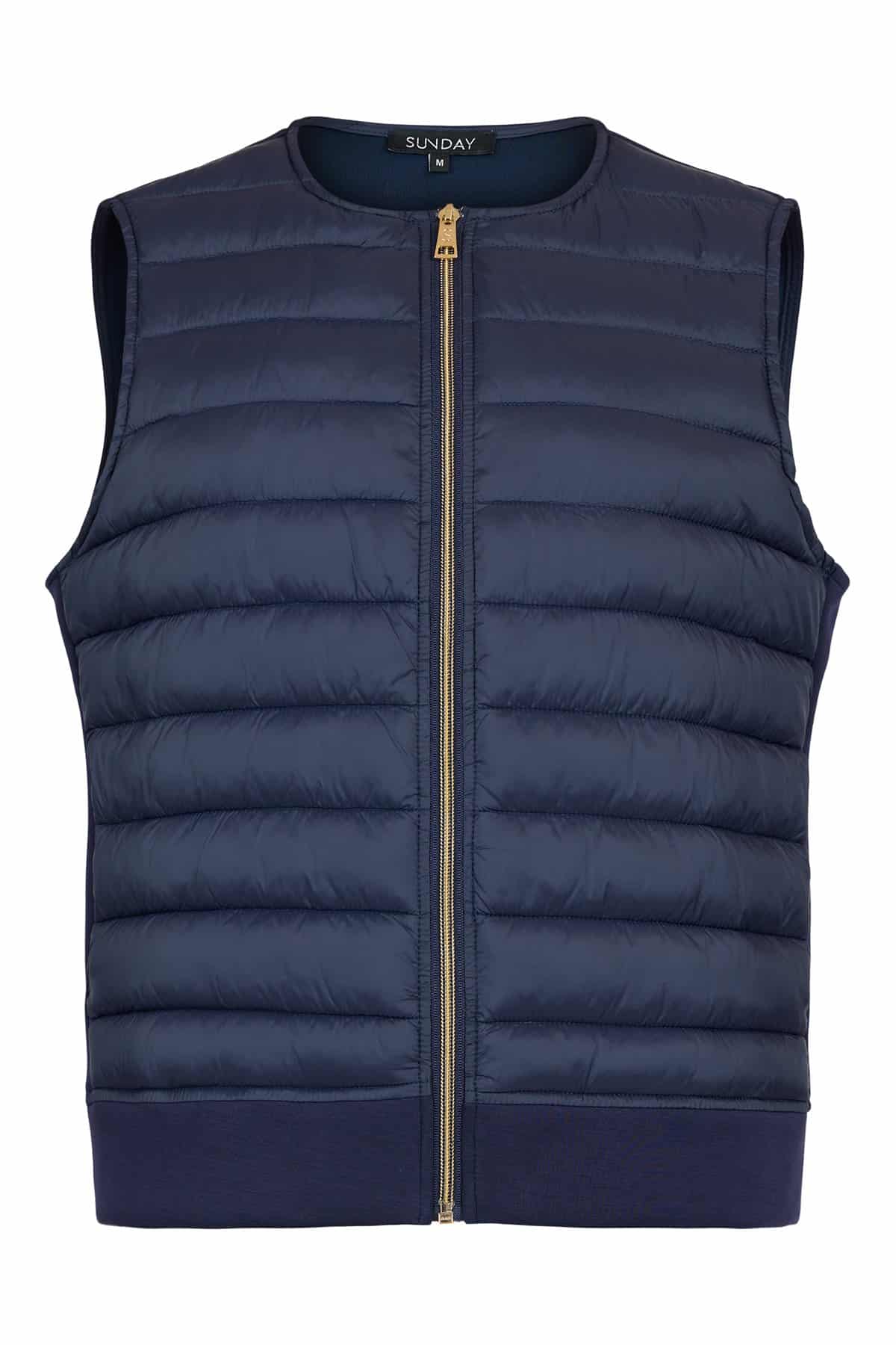 Gilet gestept jersey Sunday