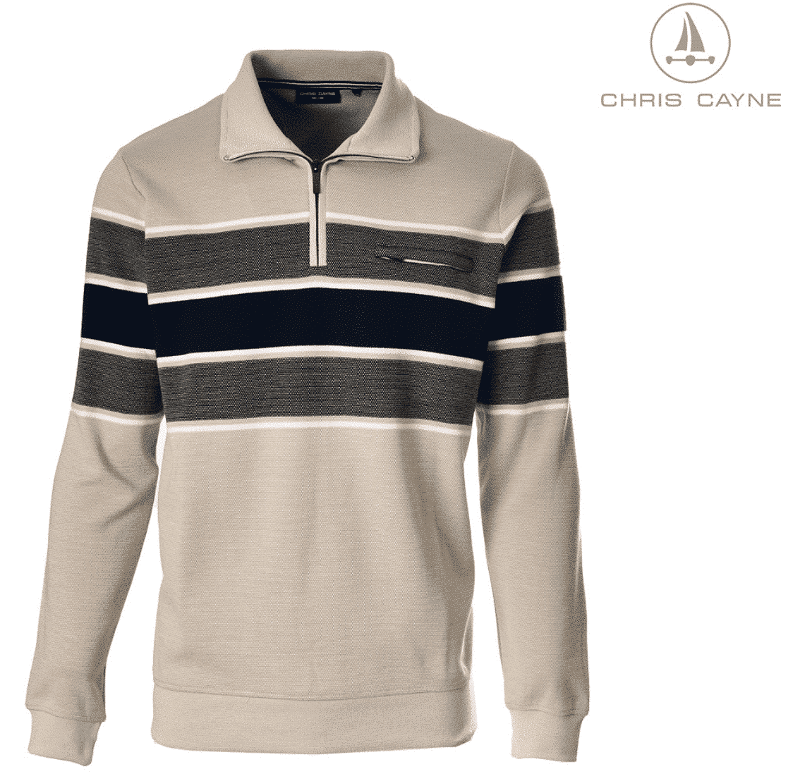 Heren trui Bpolo + zip C Cayne