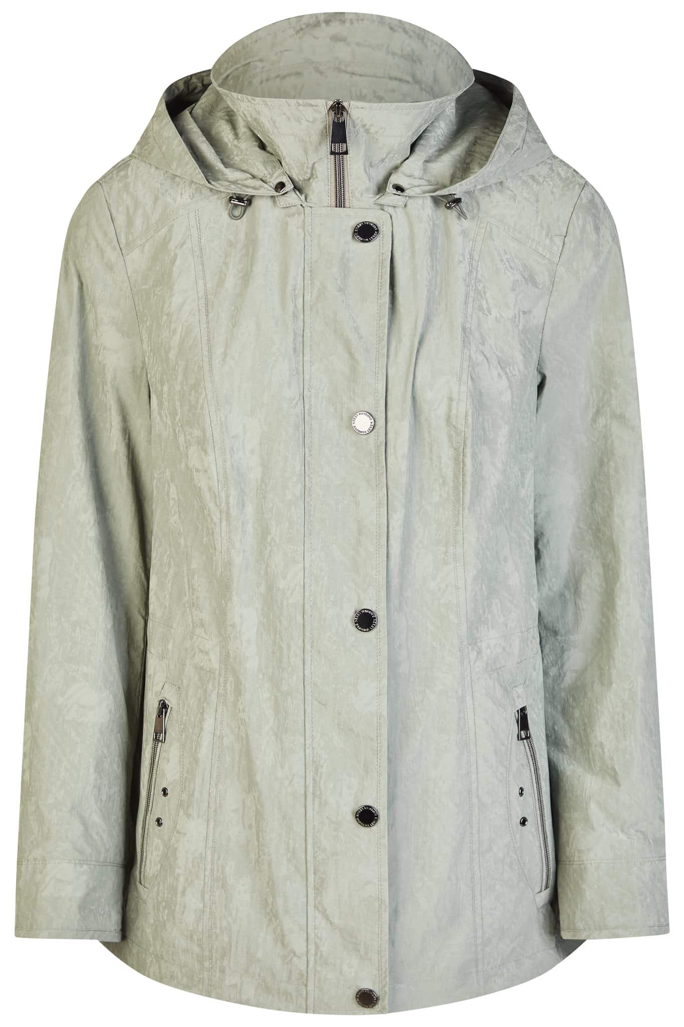 Jacke khaki bewerkt lebek +cap