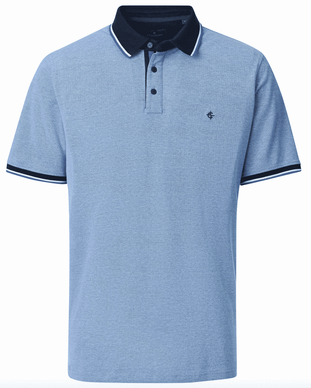 Heren Polo uni cot CasaModa KM