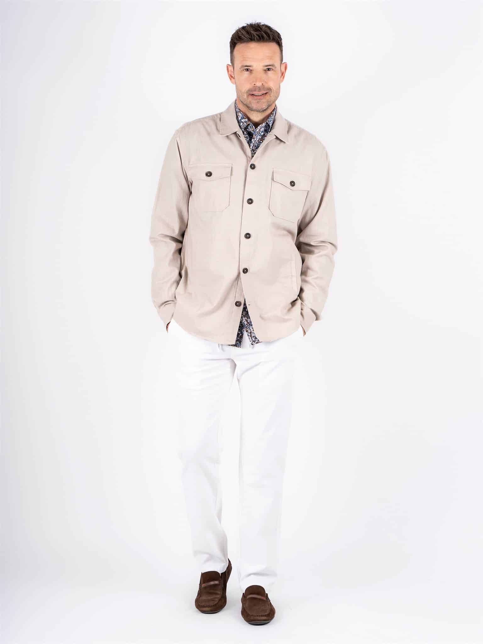 heren overshirt katoen Pre End