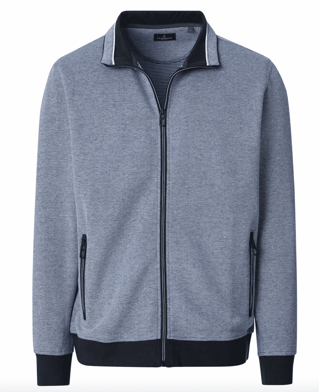 heren vest sweat rits CasaModa