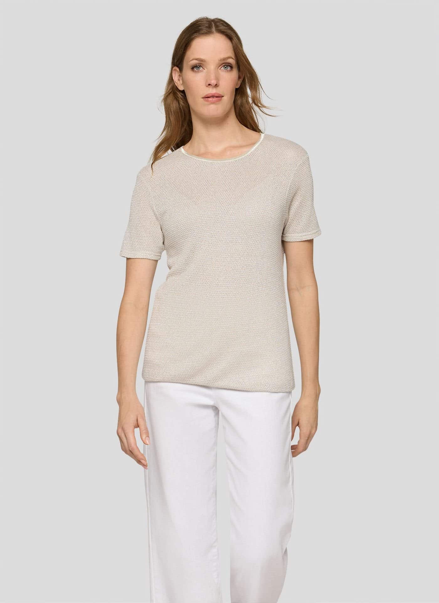Shirt uni glansgaren (rabe) KM