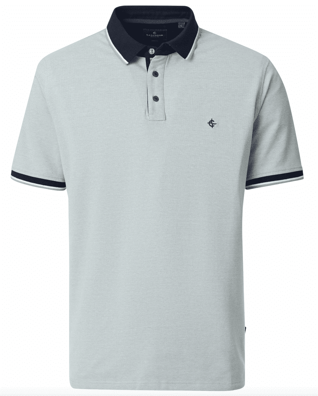 Heren Polo uni cot CasaModa KM