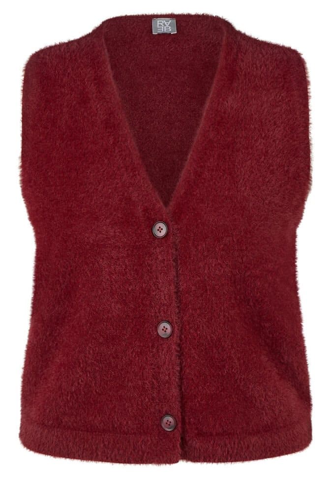 Gilet Vhals bordo bont Rabe