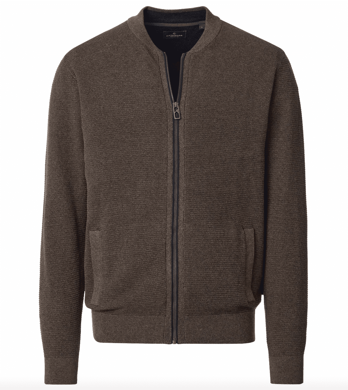 heren vest brei rits CasaModa